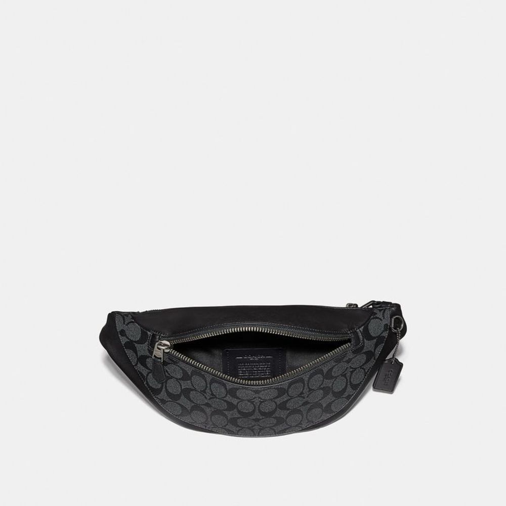 NWT Coach Outlet Warren Belt Bag In Signature Canvas - Picture 2 of 4